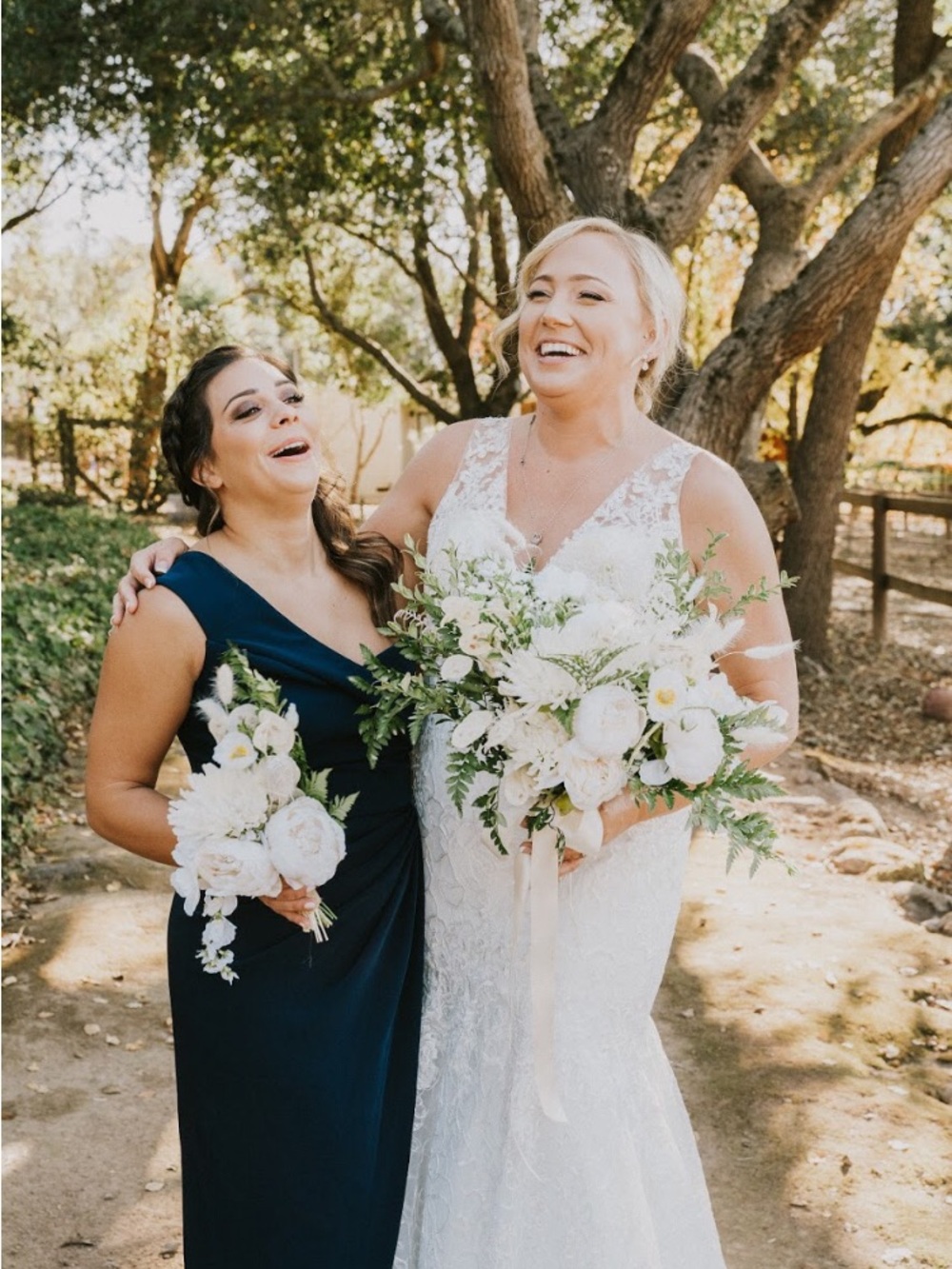 ASOS Navy Bridesmaid Dress -l